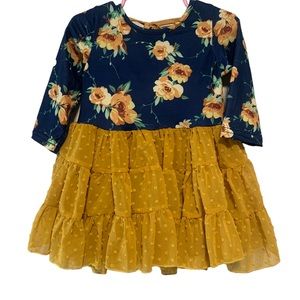 Marie Nicole Floral Fall Dress